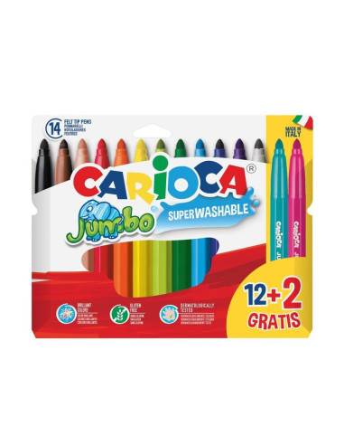 ROTULADORES JUMBO 12+2