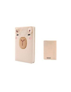 LIBRETA A5 PELUCHE CAPIBARA