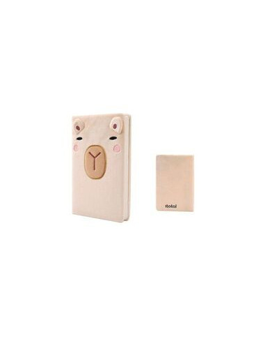 LIBRETA A5 PELUCHE CAPIBARA