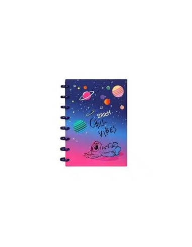 CUADERNO INTELIGENTE AZUL STITCH