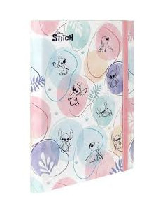 CARPETA RÍGIDA STITCH GOMA