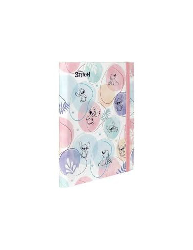 CARPETA RÍGIDA STITCH GOMA