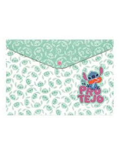 CARPETA SOBRE STITCH VERDE
