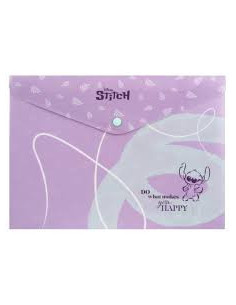 CARPETA SOBRE STITCH LILA