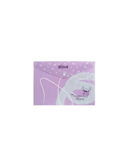 CARPETA SOBRE STITCH LILA