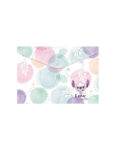 CARPETA SOBRE STITCH PASTEL