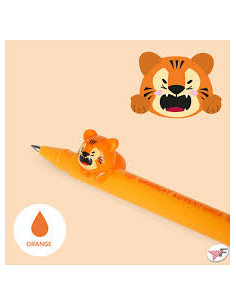 BOLÍGRAFO DE GEL NARANJA TIGRE 2