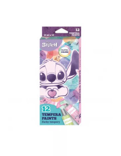 TÉMPERA EN TUBO 12 UNIDADES STITCH 2