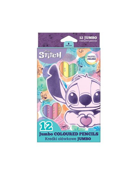 CAJA DE 12 LÁPICES JUMBO STITCH