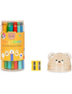 PACK 24 LÁPICES DE COLORES TEDDY BEAR 2