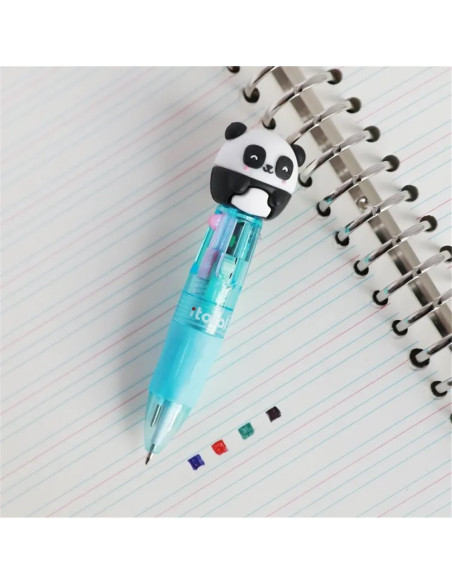 BOLÍGRAFO 4 COLORES MINI PANDA