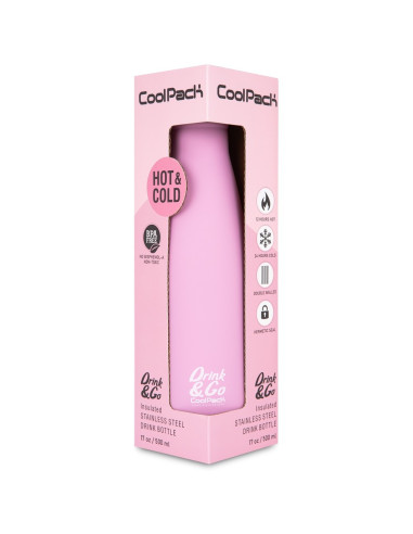 BOTELLA ISOTÉRMICA PASTEL PINK