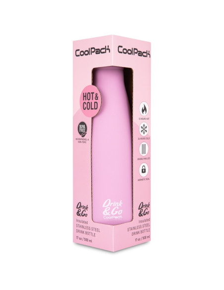 BOTELLA ISOTÉRMICA PASTEL PINK