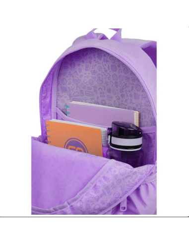 MOCHILA ESCOLAR JUVENIL RIDER POWDER LILA