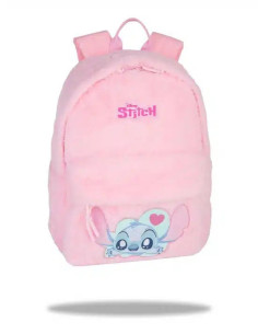 MOCHILA FLUFFY STITCH ROSA