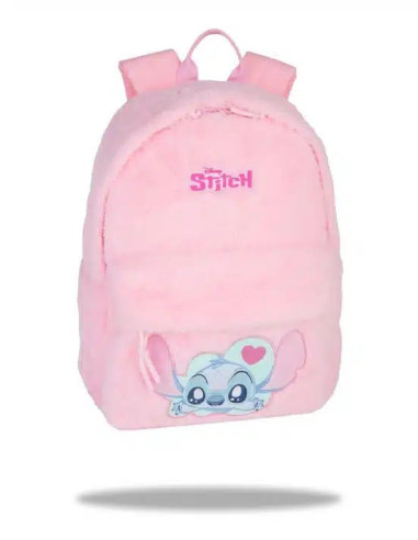 MOCHILA FLUFFY STITCH ROSA