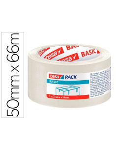 CINTA TESA TRANSPARENTE BASIC 66 X 50 MM