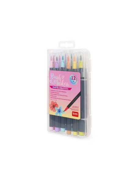 SET 12 ROTULADORES PASTEL