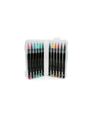 SET 12 ROTULADORES BRILLANTES