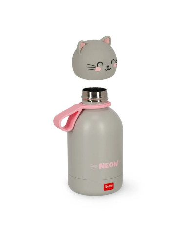 BOTELLA TÉRMICA NIÑOS 350ML - MEOW