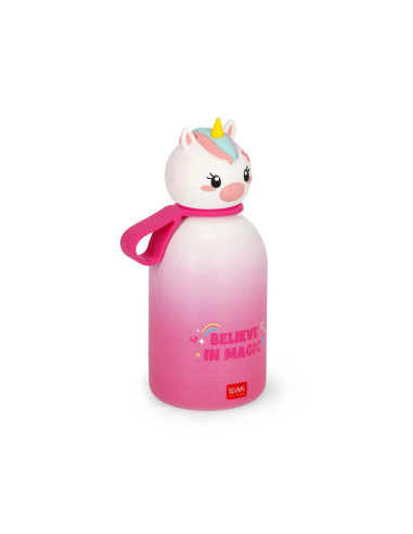 BOTELLA TÉRMICA NIÑOS 350ML - UNICORNIO