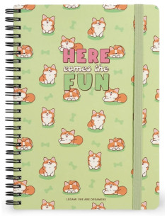 CUADERNO B5 CORGI