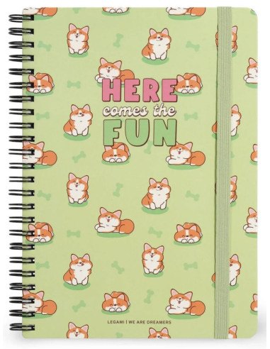 CUADERNO B5 CORGI