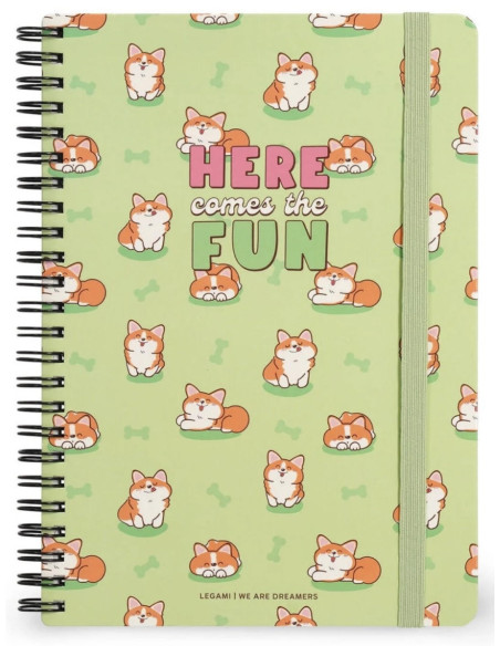 CUADERNO B5 CORGI