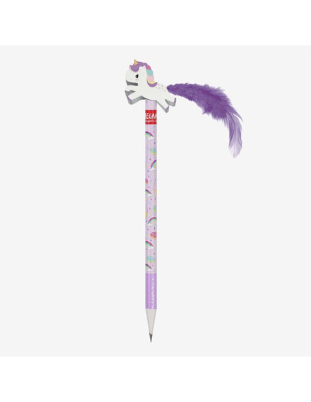 LÁPIZ CON GOMA UNICORNIO