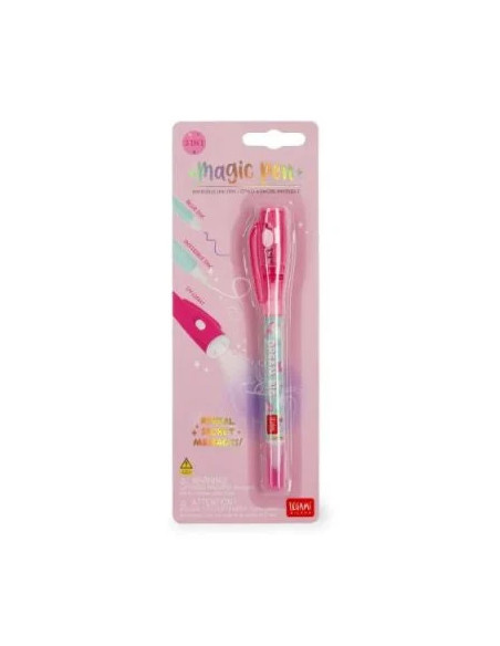BOLÍGRAFO CON TINTA INVISIBLE UNICORNIO