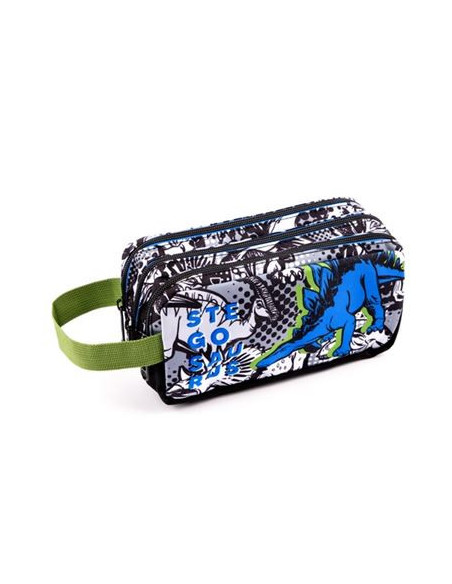 ESTUCHE 3 COMPARTIMENTOS T-REX