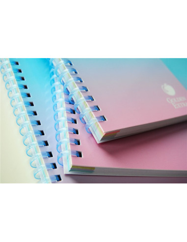 CUADERNO A4 PASTEL DEGRADADO