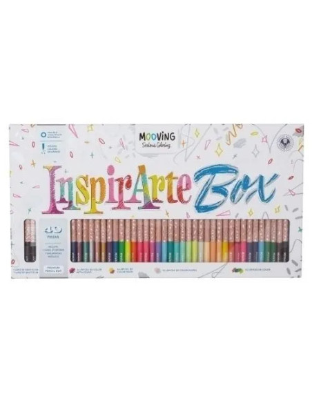 PACK DE 40 LÁPICES DE COLORES