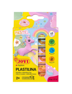 PACK 6 PLASTILINA PASTEL