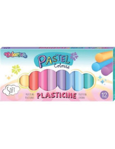 PACK 12 PLASTILINAS PASTEL