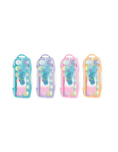 ACUARELAS 12 COLORES PASTEL + PINCEL