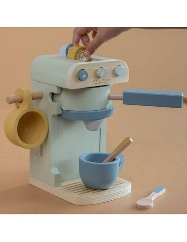 CAFETERA DE MADERA LITTLE DUTCH