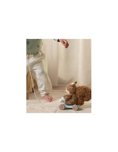 ARDILLA PELUCHE DE ARRASTRE