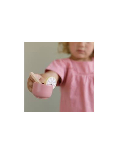 JUEGO DE TÉ DE MADERA