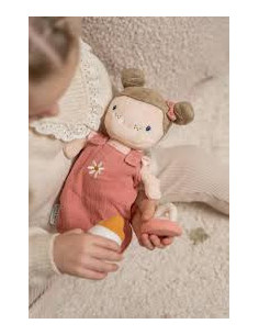 MUÑECA BLANDITA ROSA EN CAPAZO 2