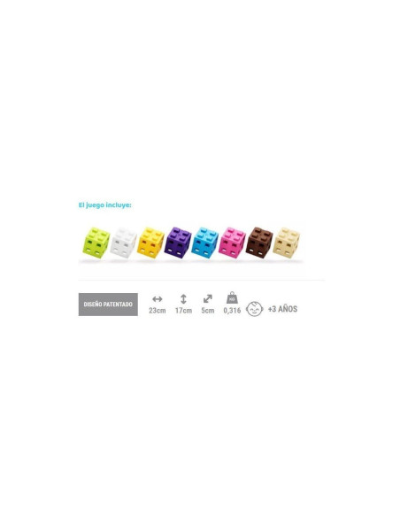 MELI CUBE PASTEL 50 PIEZAS