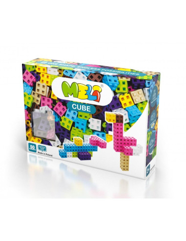 MELI CUBE PASTEL 50 PIEZAS