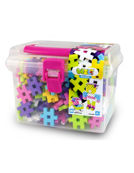 CAJA BLOQUES MELI BASIC PASTEL 250