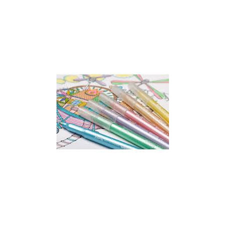ROTULADORES GLITTER PASTEL