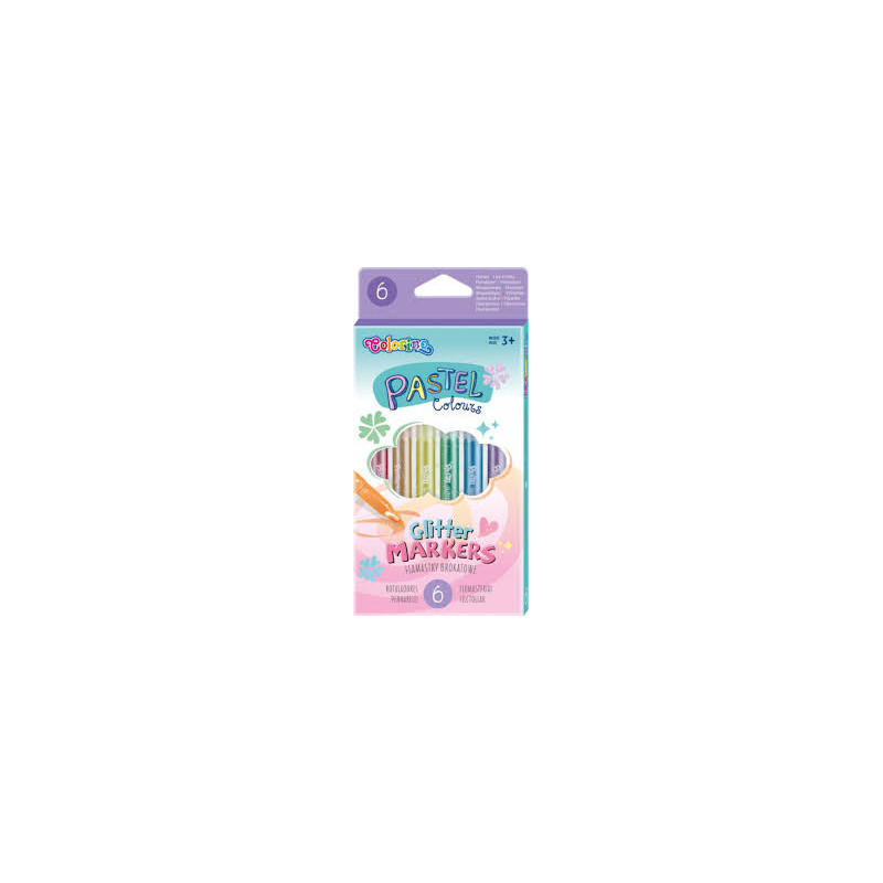 ROTULADORES GLITTER PASTEL