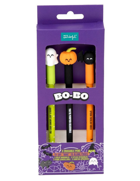 SET 3 BOLIS BORRABLES BOO!