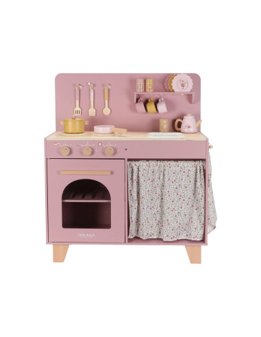 COCINITA DE MADERA ROSA LITTLE DUTCH