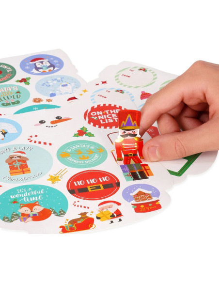 CUADERNO STICKERS CHRISTMAS