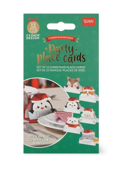 PACK 12 MARCADORES DE SITIO NAVIDAD