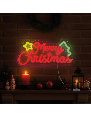 NEON MERRY CHRISTMAS